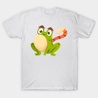 Tiger - frog creation animal illustration T-Shirt